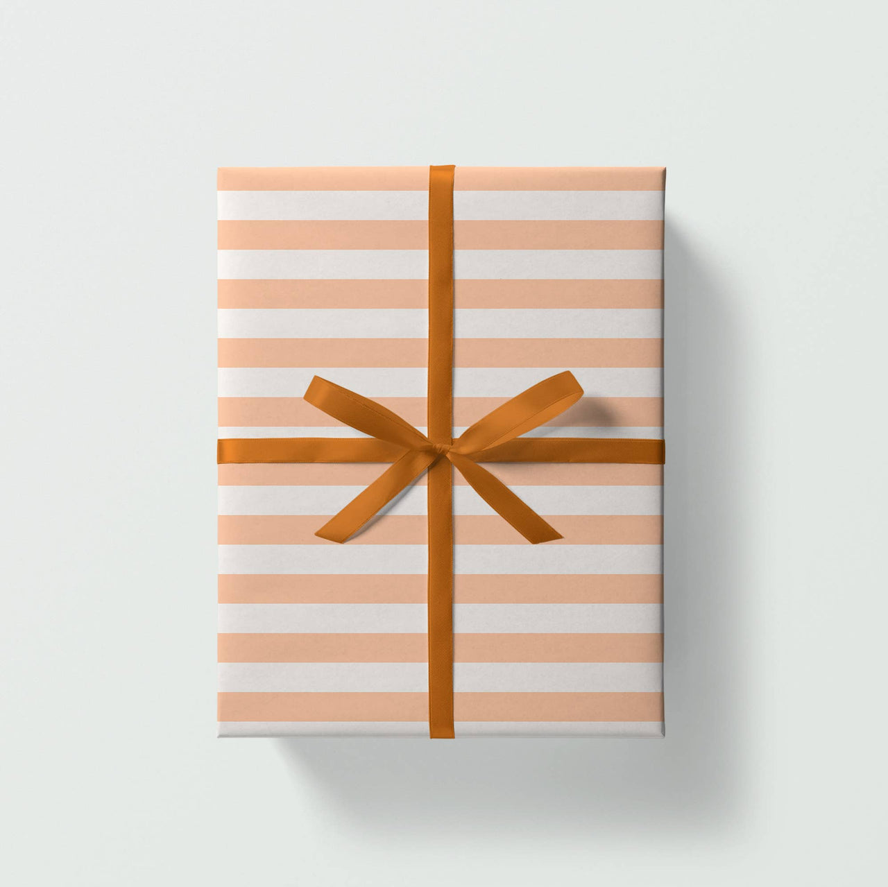 Peach | Stripe Gift Wrap | Wrapping Paper