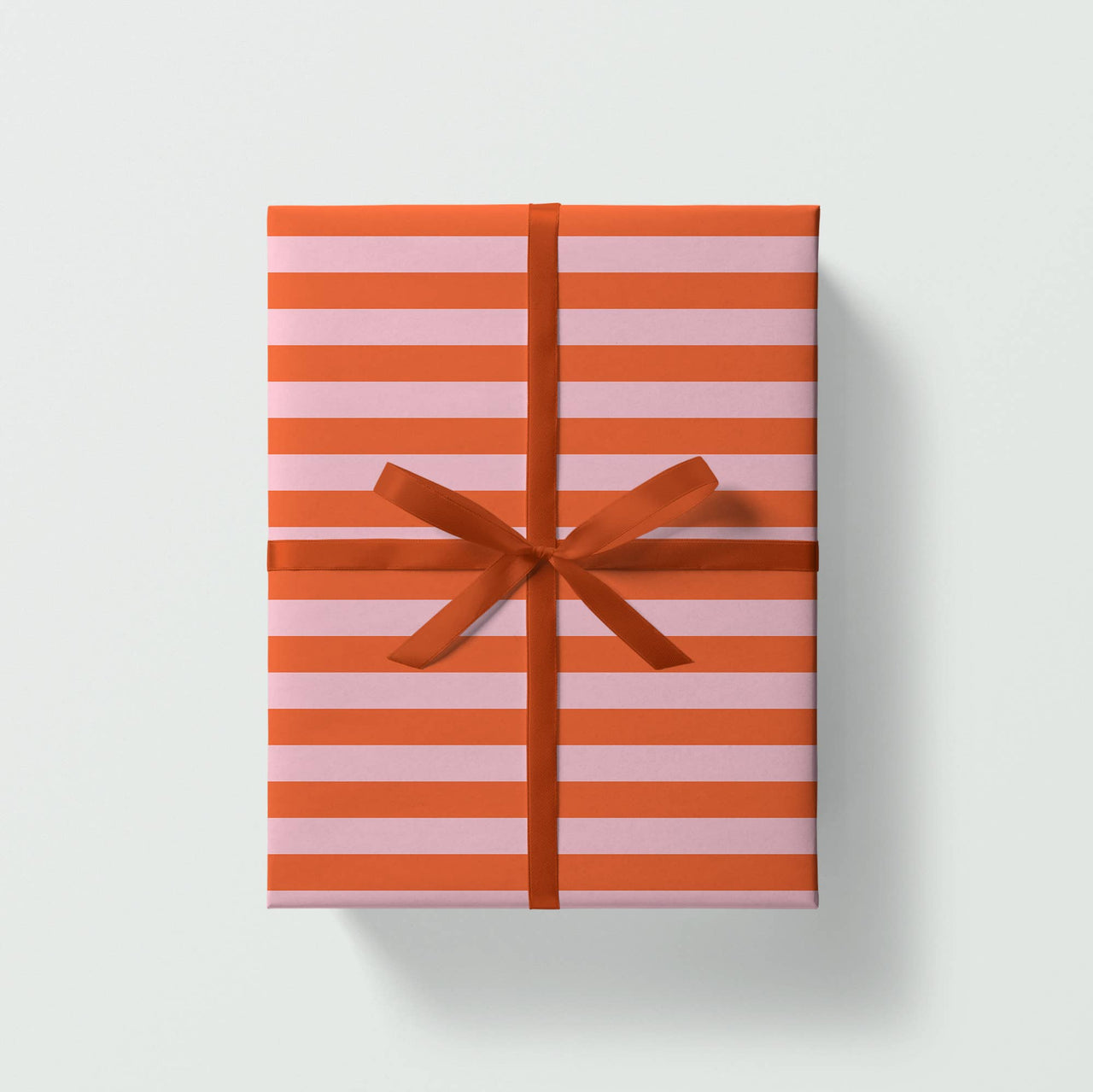 Red Orange Stripes | Wrapping Paper