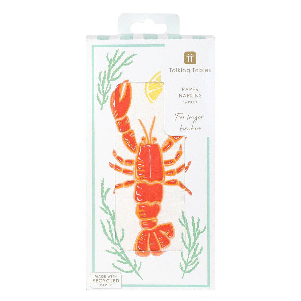 Paper Napkins - Lobster
