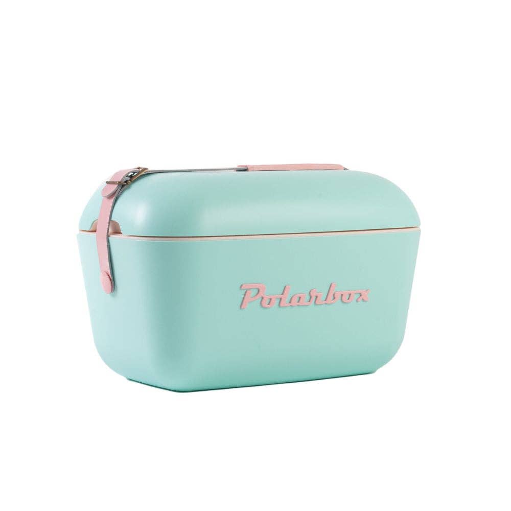 Retro Coolbox 12L - Blue  Baby Rose - Polarbox