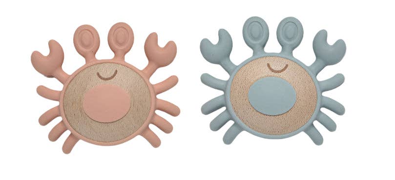 Crab Teether - Ocean Blue