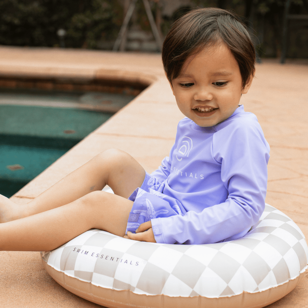 Swim Ring - Beige - Checkmate 55 cm