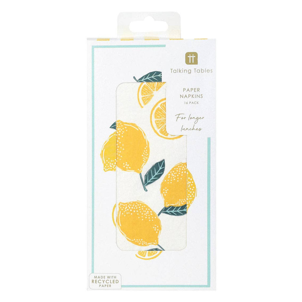 Paper Napkins - Lemons