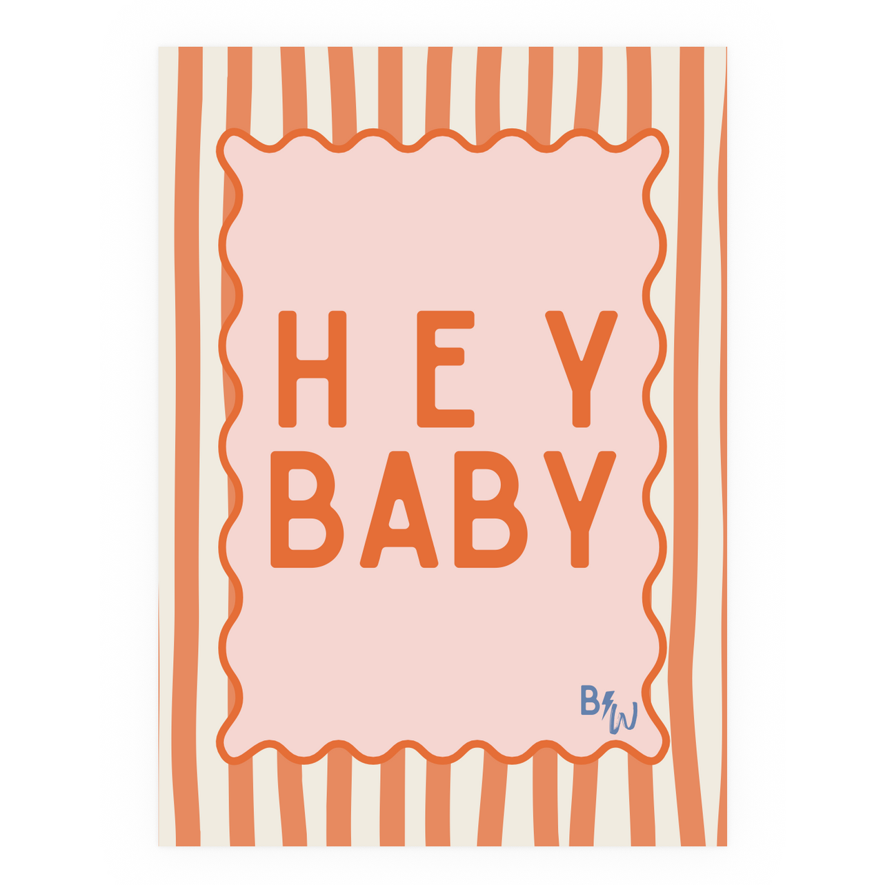 Art Print - Hey Baby (unframed)