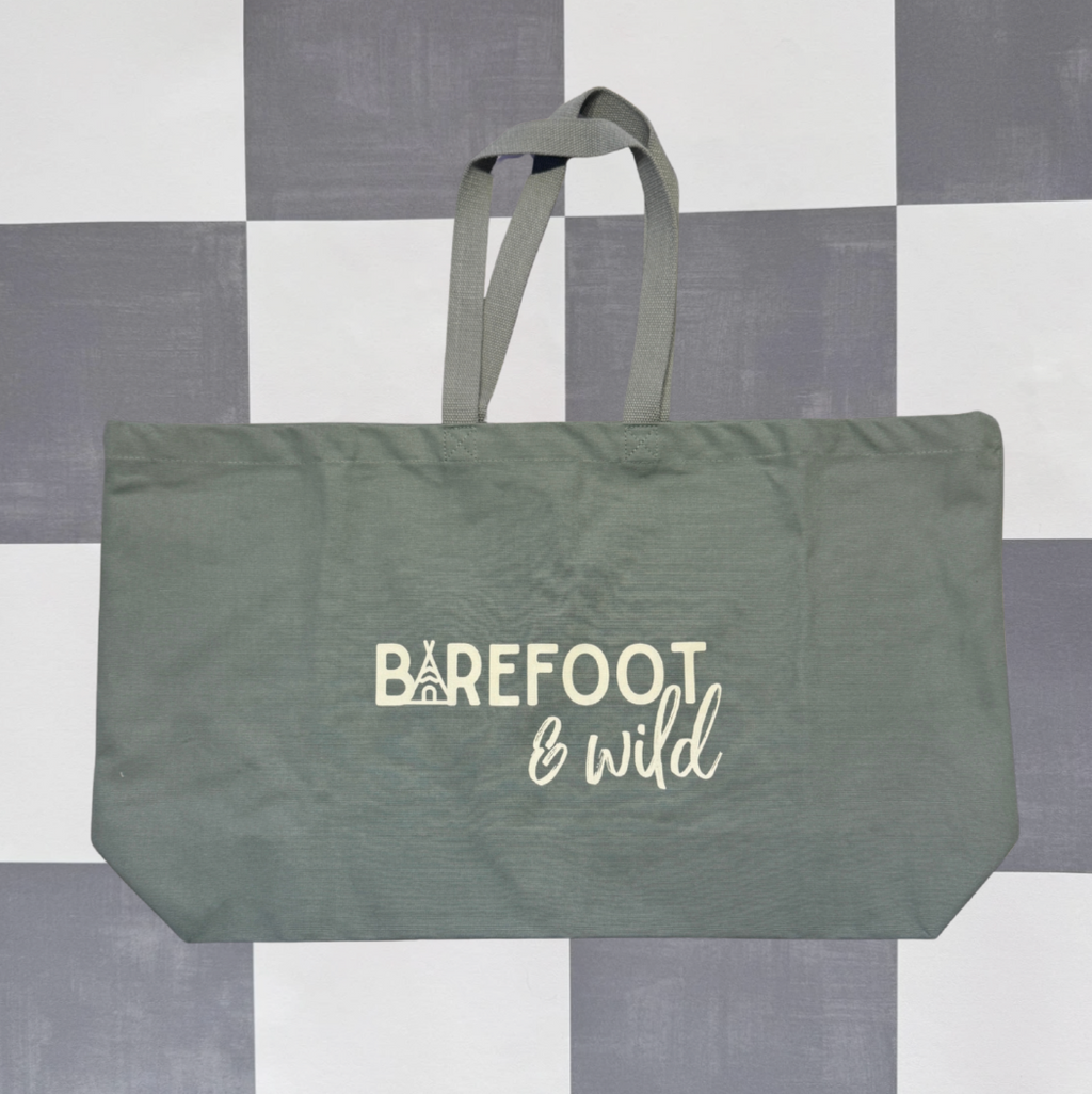 Signature Beach Bag Tote XL - Sage