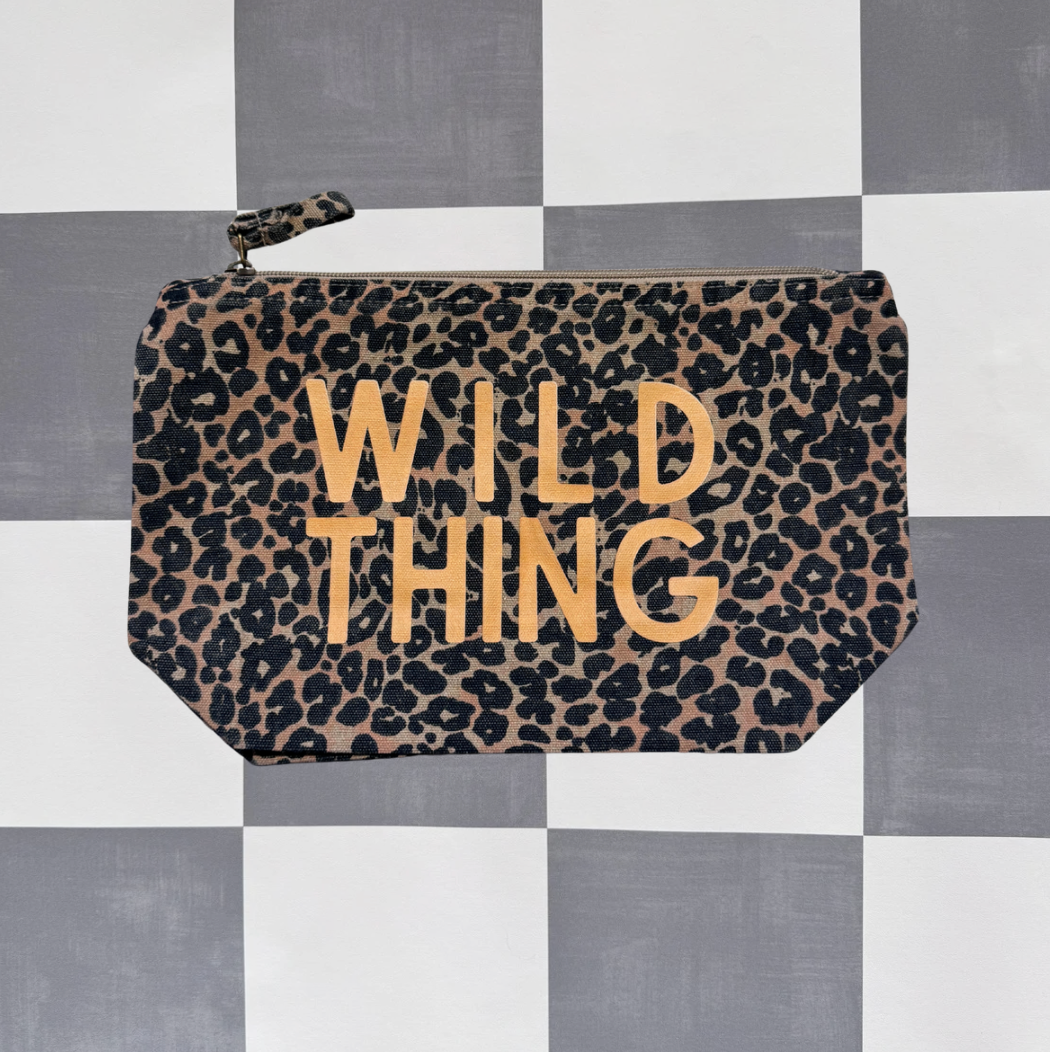 WILD THING Accessories Pouch - Leopard Medium