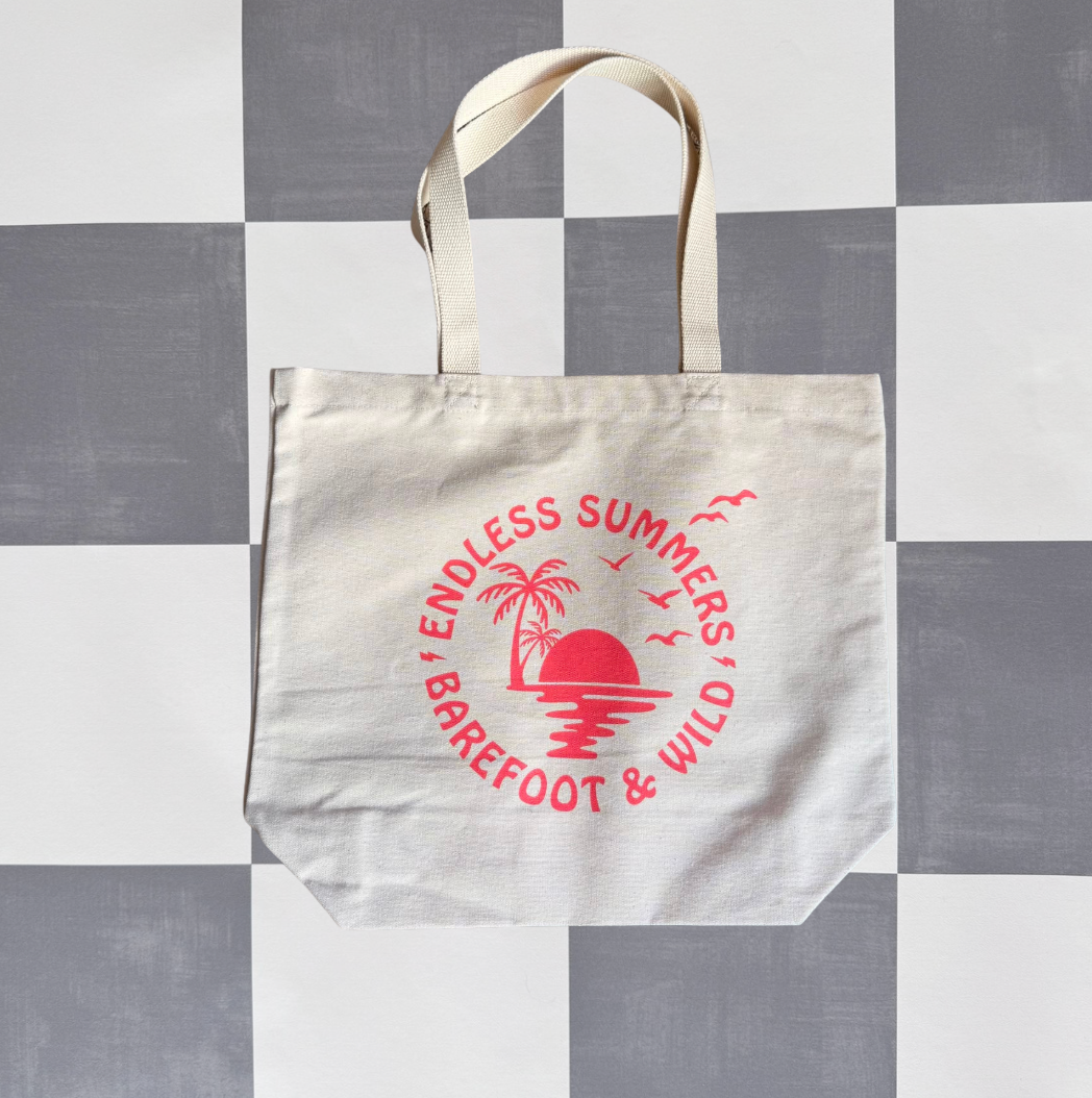 Endless Summer - Medium Tote - Natural