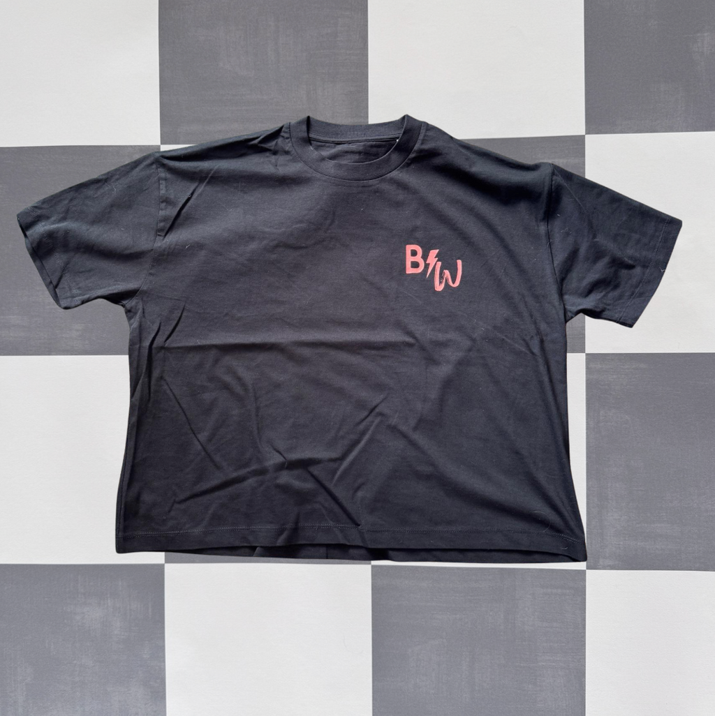 Endless Summer - Black - Boxy Crop Tee