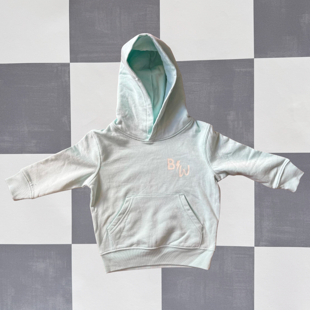 Kids - Seafoam Turquoise - Hoodie - Tiny Wave Chaser