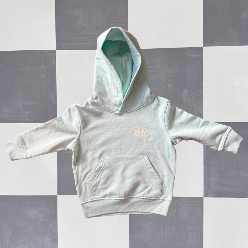 Kids - Seafoam Turquoise - Hoodie - Tiny Wave Chaser
