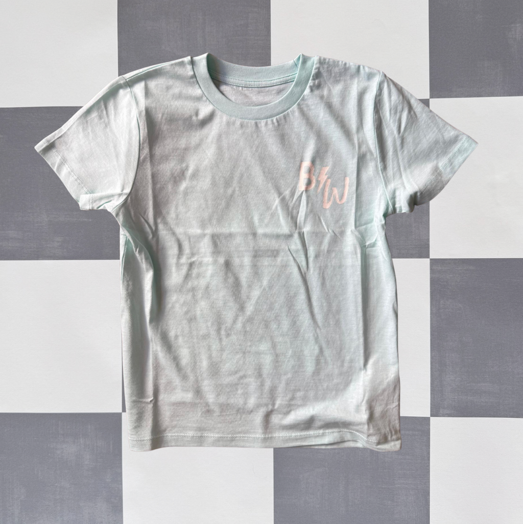 Kids - Seafoam Turquoise - Tee - Tiny Wave Chaser