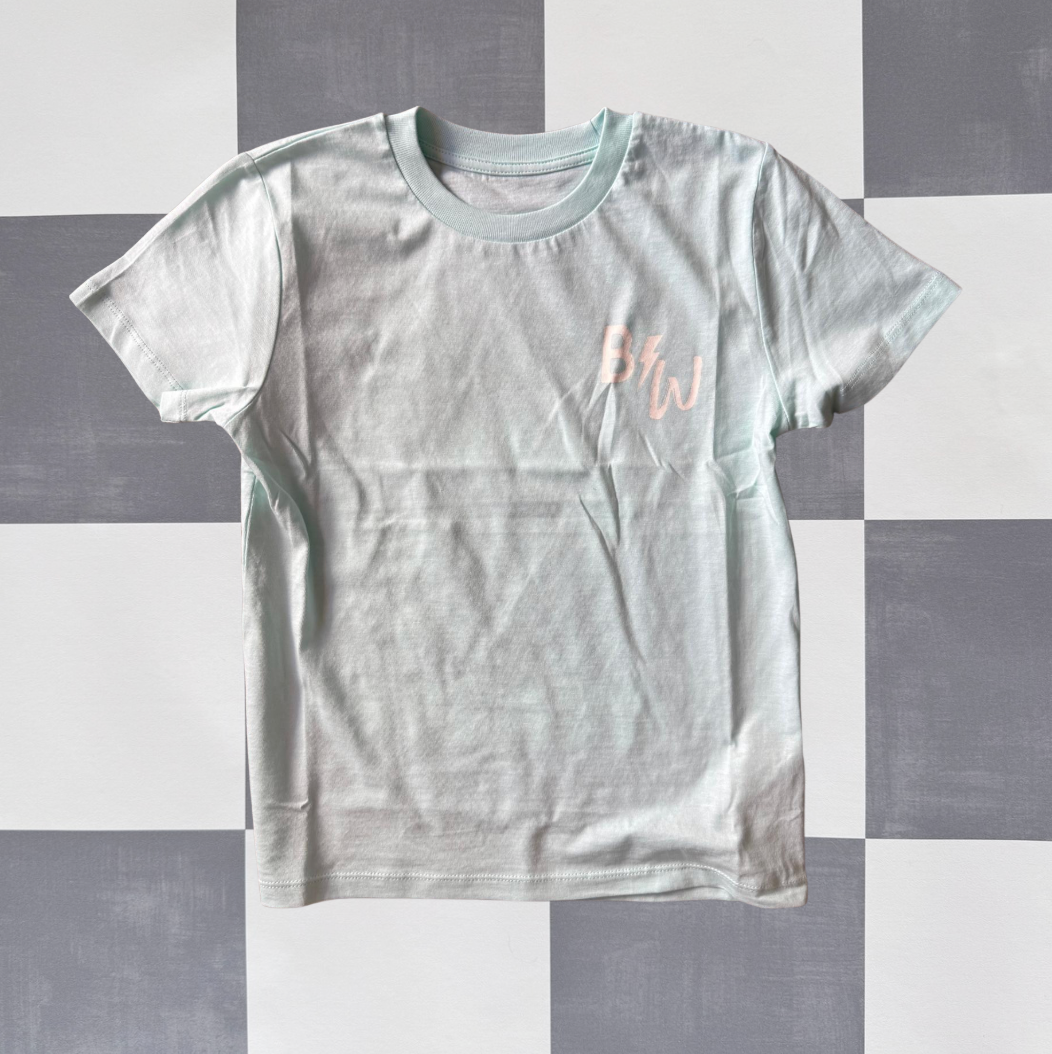 Kids - Seafoam Turquoise - Tee - Tiny Wave Chaser