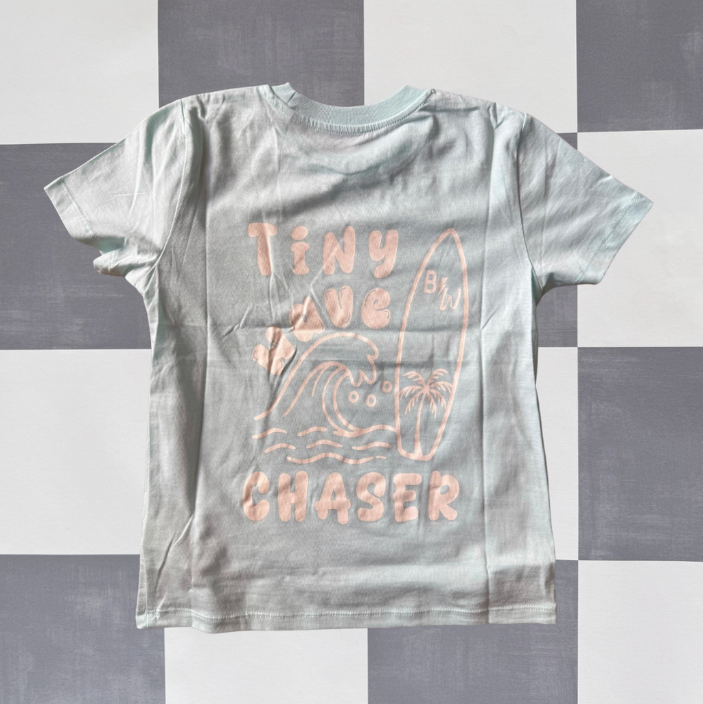Kids - Seafoam Turquoise - Tee - Tiny Wave Chaser