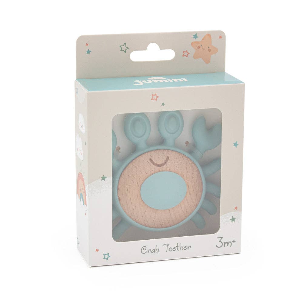 Crab Teether - Ocean Blue