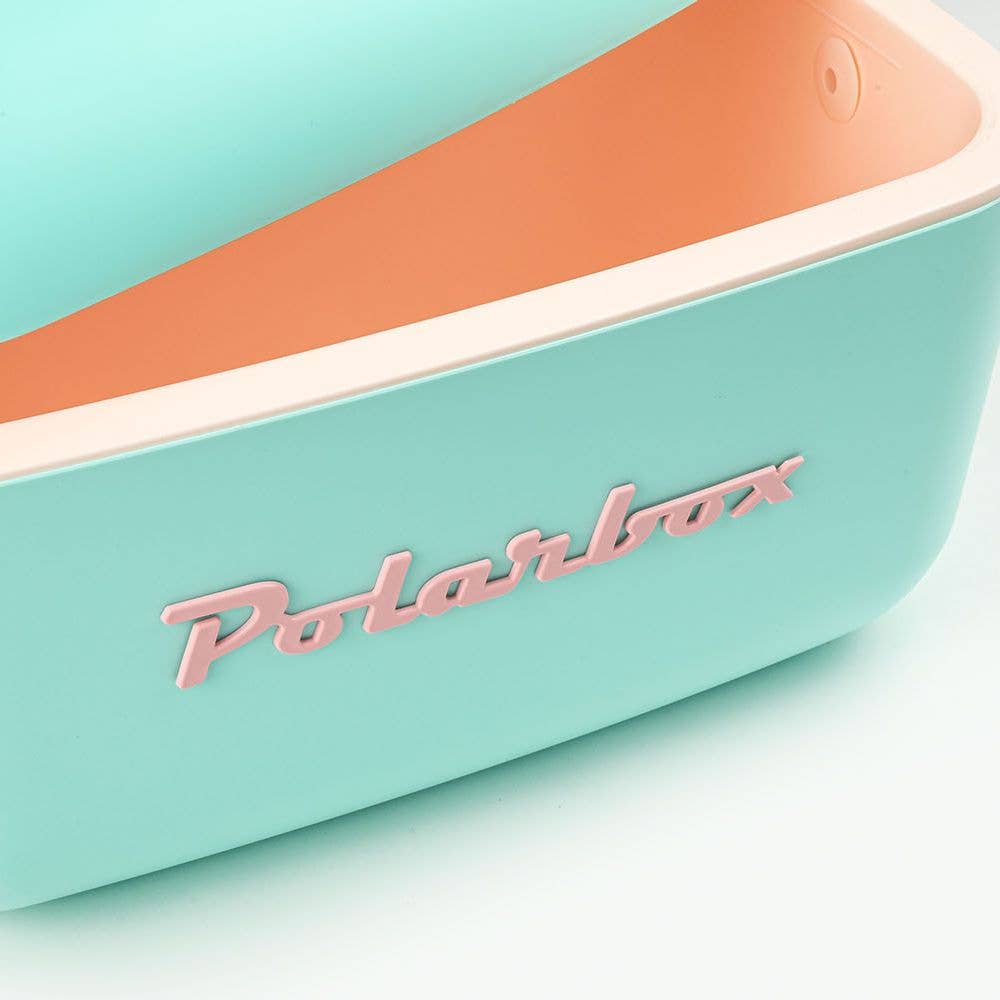 Retro Coolbox 12L - Blue  Baby Rose - Polarbox